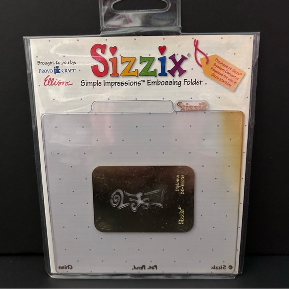 Lot of 2 Simple Impressions embossing folders - Graduation cap and diploma - Picture 4 of 4